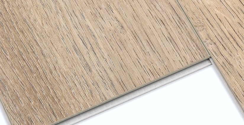 Текстура кварцвинила Дуб Монпелье крупным планом